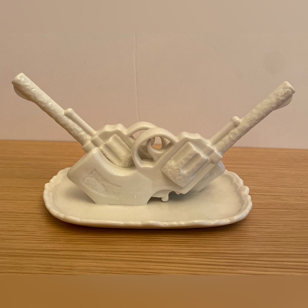 Imm Living Inc. Ceramic Guns Jewellery Holder Dish by Ange-Line Tetrault